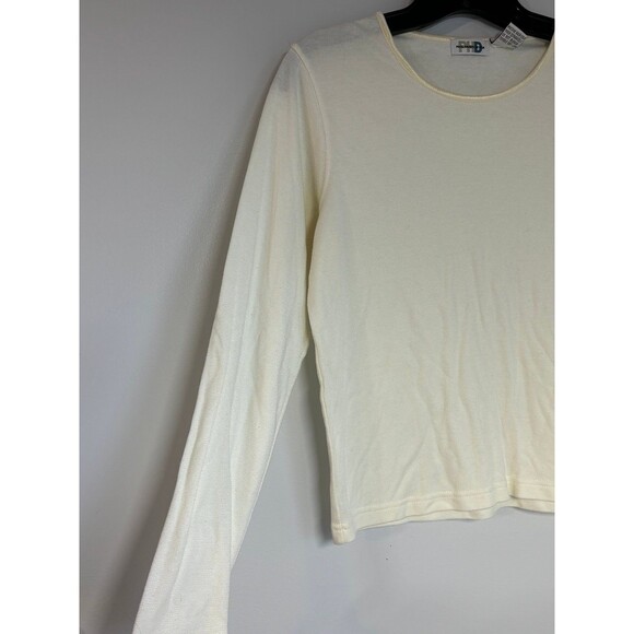 Vintage Paul Harris Design Cream Knit Long Sleeve Crewneck size small - Picture 5 of 5